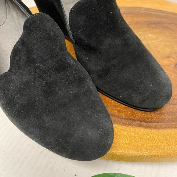 Stuart Weitzman Suede Wedge Loafer - Picture 6 of 13